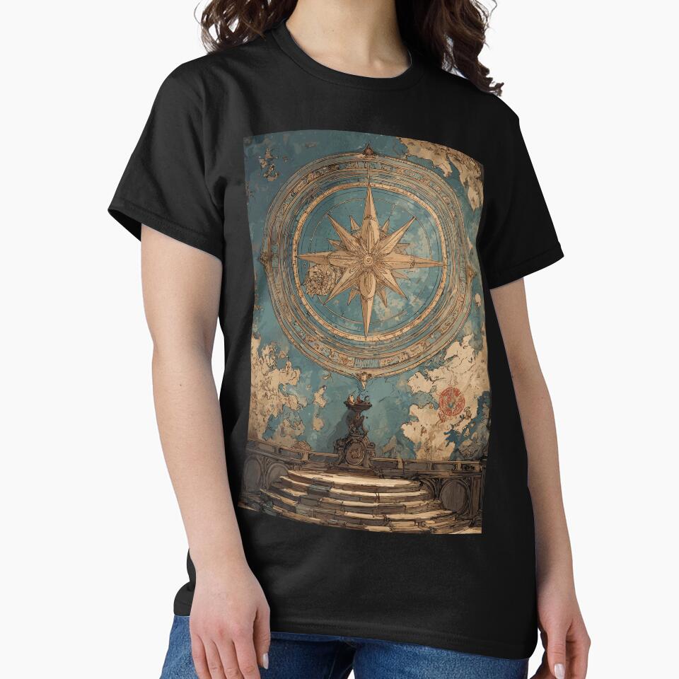 Scholarly Explorer Antique Map Light Academia by bapupa T-Shirts, Hoodie, Sweatshirt | BlankRebels.com (Image 2)