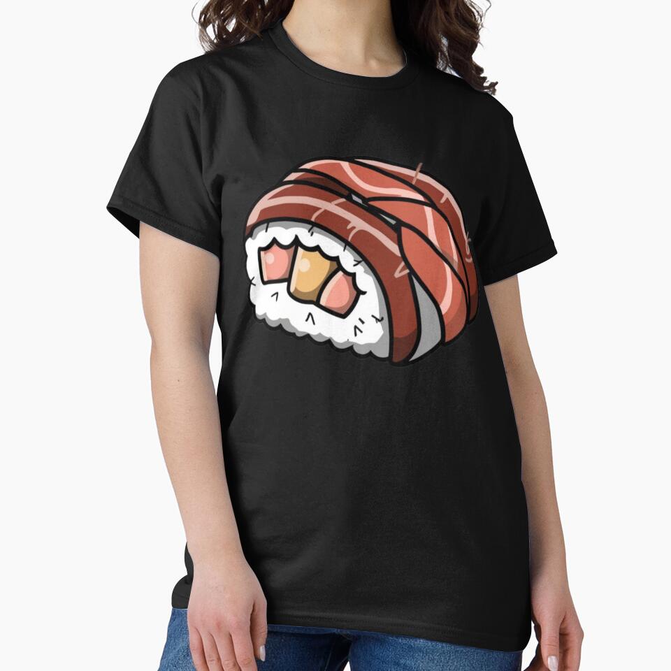 Japanese Food Sushi : Pattern by PatternInArt T-Shirts, Hoodie, Sweatshirt | BlankRebels.com (Image 2)