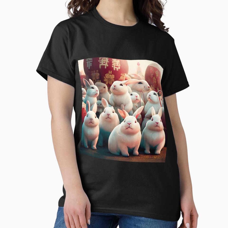 Chinese New Year: the best rabbit designs on t-shirts by BeerBot Hoodie, Sweatshirt | BlankRebels.com (Image 2)