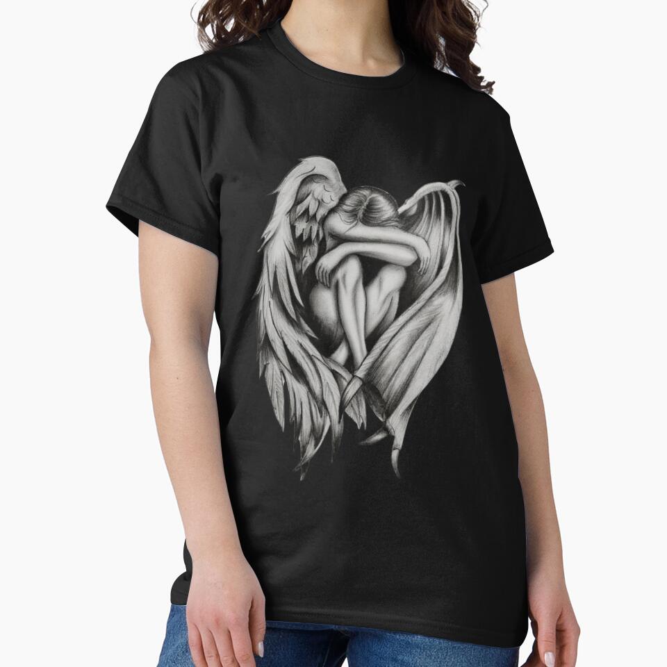 Fallen Angel – Emotional Gothic Art Design by ayvidemporium
