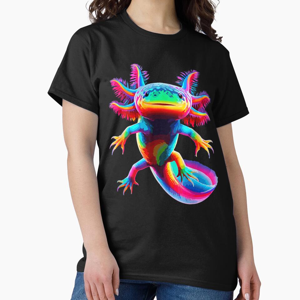 Cute Axolotl by BASKF T-Shirts, Hoodie, Sweatshirt | BlankRebels.com (Image 2)