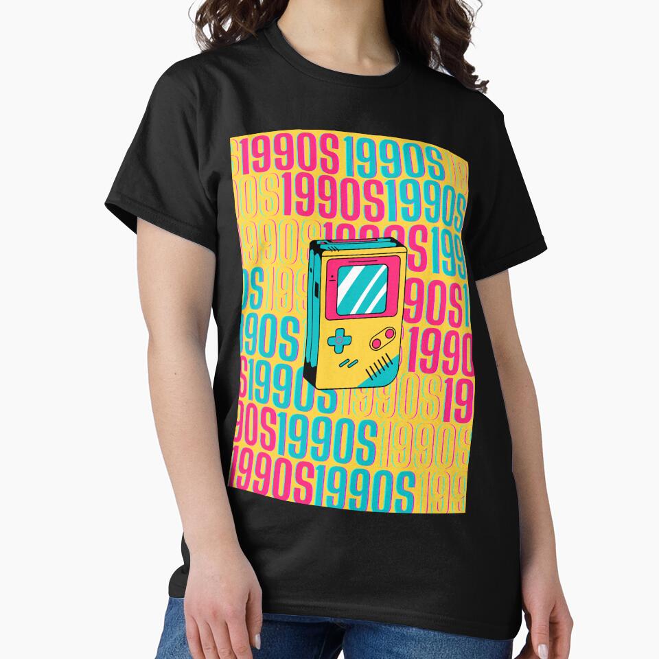 1990s retro design 19 - OG Yellow Background by PunjabanJatti T-Shirts, Hoodie, Sweatshirt | BlankRebels.com (Image 2)