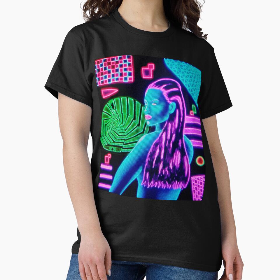 Vaporwave Aesthetic Neon Girl Retro Futuristic Warrior. by RBest! T-Shirts, Hoodie, Sweatshirt | BlankRebels.com (Image 2)