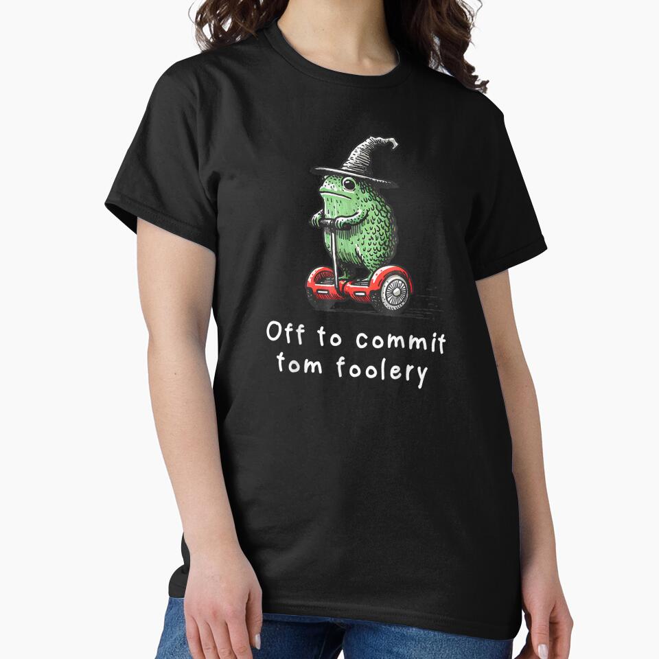 Off To Commit Tom Foolery Funny Raccoon Frog by PetPanache T-Shirts, Hoodie, Sweatshirt | BlankRebels.com (Image 2)