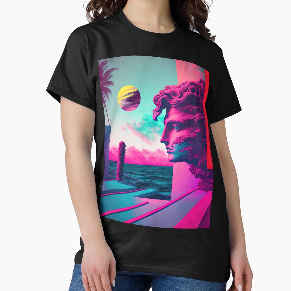 Antique Dreams: A Vaporwave Exploration of Nostalgia and Aesthetics by Mullet Monkey T-Shirts, Hoodie, Sweatshirt (Image 2)