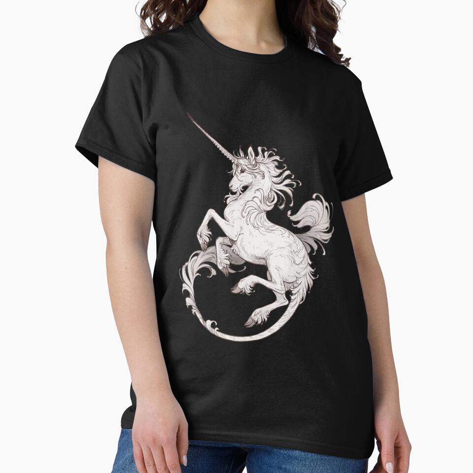 Medieval unicorn by Giulialibard T-Shirts, Hoodie, Sweatshirt | BlankRebels.com (Image 2)