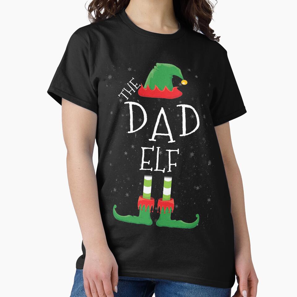 Dad Elf Family Matching Christmas Group Funny Gift by DavisHasari T-Shirts, Hoodie, Sweatshirt | BlankRebels.com (Image 2)