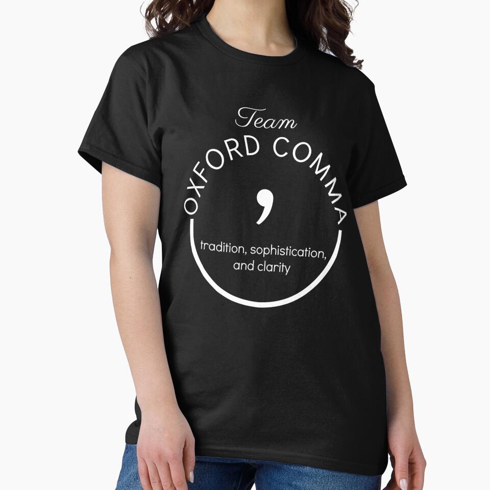 Grammar Gift Team Oxford Comma Grammar Police Writer Editor by The Junto Shop
