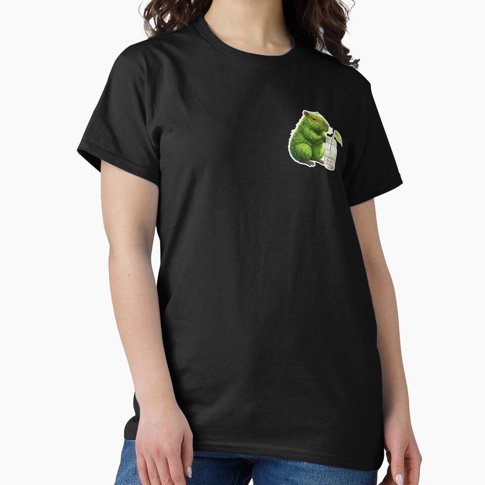 Leafy Capybara - Propagating Plants Is My Therapy by ByDanaStudio T-Shirts, Hoodie, Sweatshirt | BlankRebels.com (Image 2)