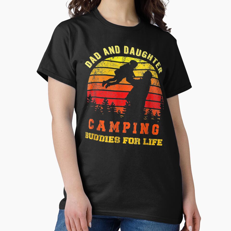 Dad and daughter camping buddies for life by DeannaMarks T-Shirts, Hoodie, Sweatshirt | BlankRebels.com (Image 2)