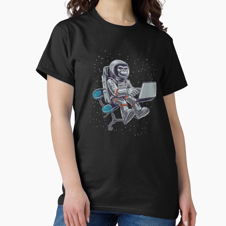 Work From Space by Joy Poddar T-Shirts, Hoodie, Sweatshirt | BlankRebels.com (Image 2)