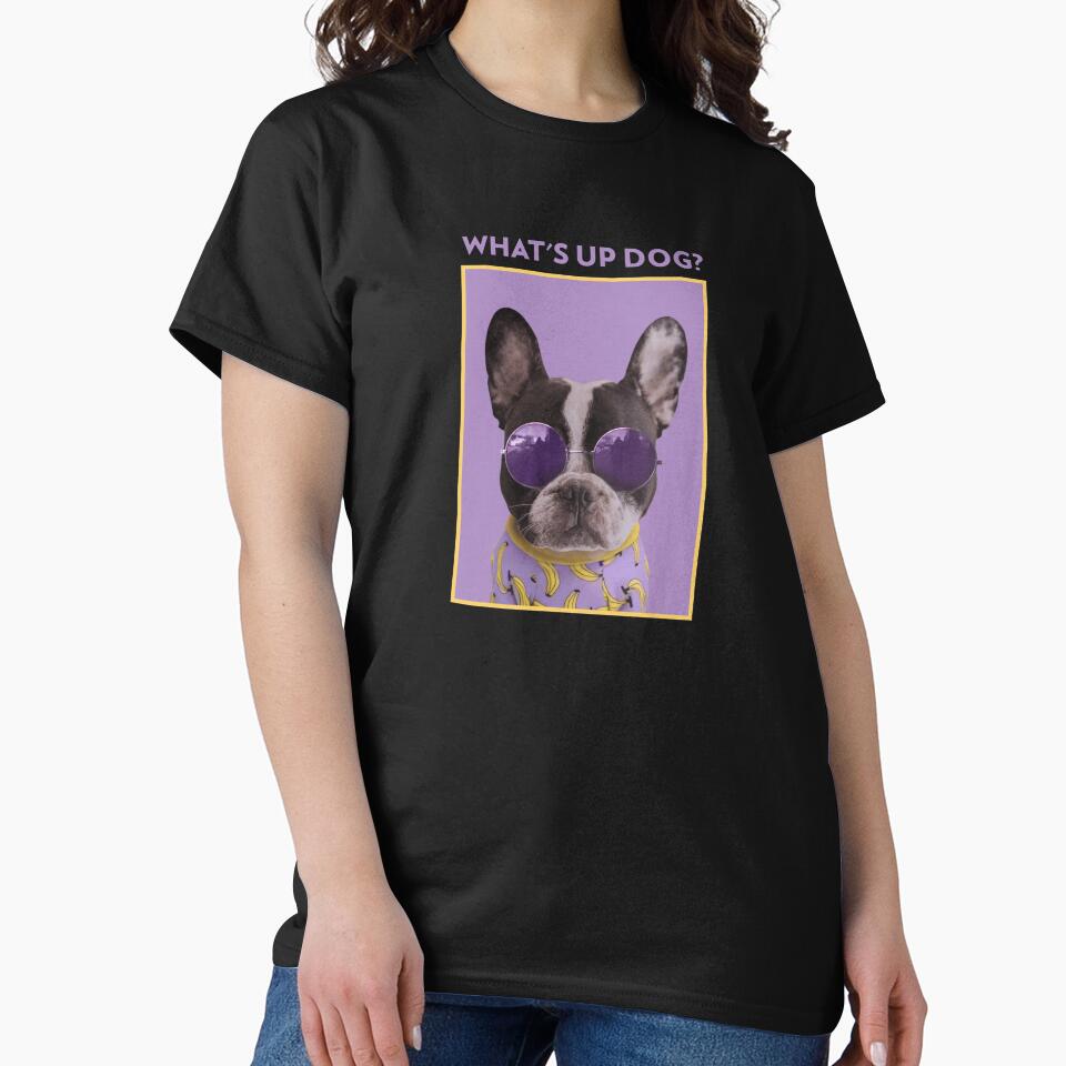 What's Up Dog Funny Dog by Harmonick-Tees Hoodie, Sweatshirt | BlankRebels.com (Image 2)