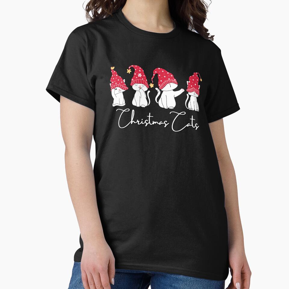 Christmas cats / Merry Christmas by Butterfly  Effect T-Shirts, Hoodie, Sweatshirt | BlankRebels.com (Image 2)