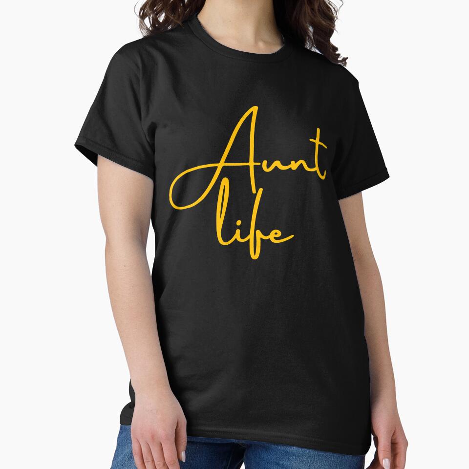Aunt life by Learntobeamom T-Shirts, Hoodie, Sweatshirt | BlankRebels.com (Image 2)