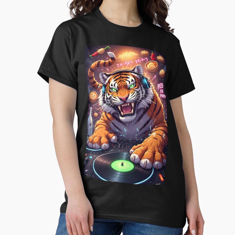 DJ Tiger - Bass Drop by owi-art T-Shirts, Hoodie, Sweatshirt | BlankRebels.com (Image 2)