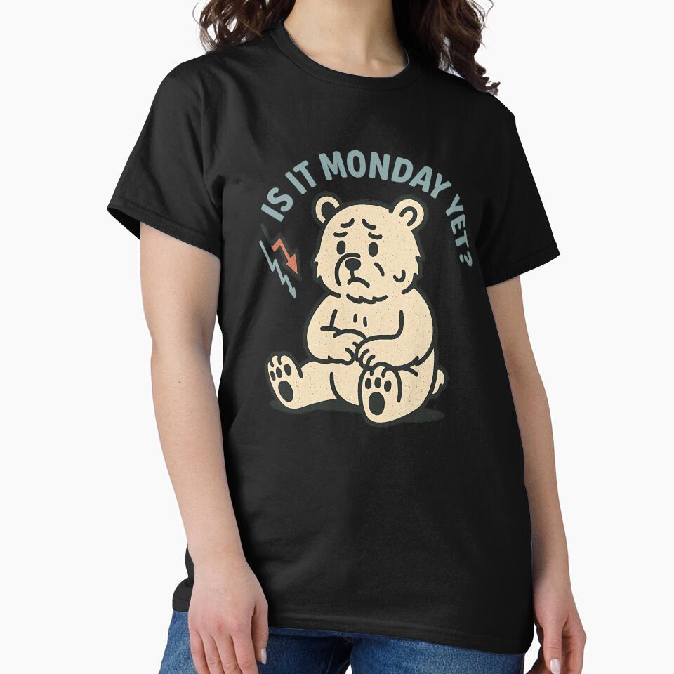 Waiting for Monday – Funny Stock Market & Crypto Lifestyle Design by Pride-Casuals T-Shirts, Hoodie, Sweatshirt (Image 2)