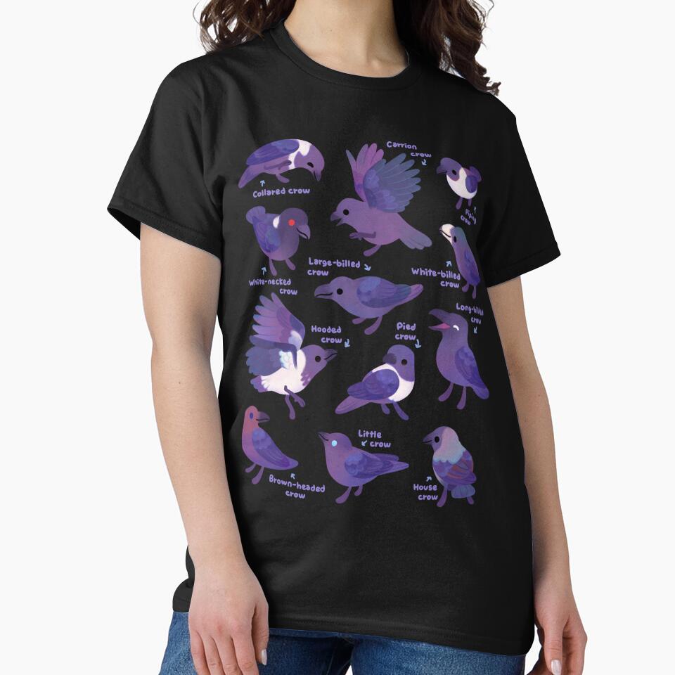 Happy crows - dark by pikaole T-Shirts, Hoodie, Sweatshirt | BlankRebels.com (Image 2)