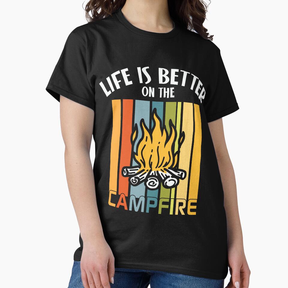 Life Is Better On The Campfire by RED FIR T-Shirts, Hoodie, Sweatshirt | BlankRebels.com (Image 2)