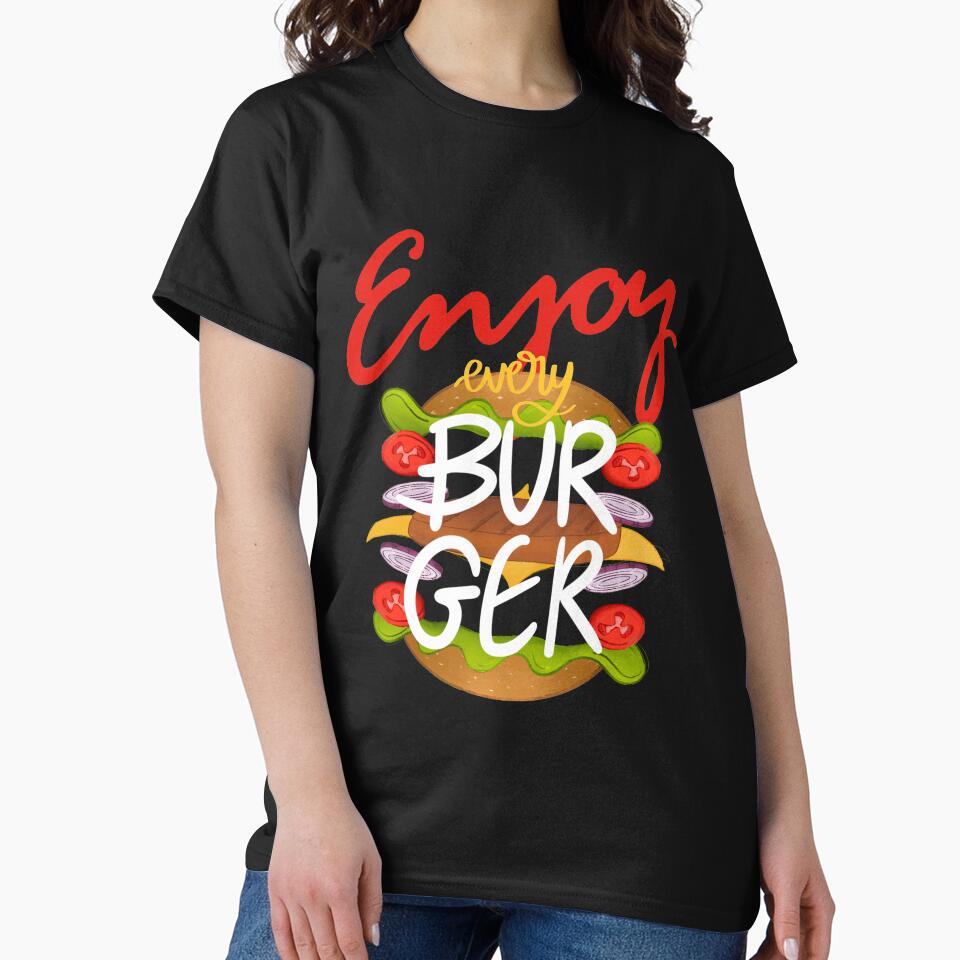 Enjoy Every Burger | Big cheese burger by Mixture-DESIGN T-Shirts, Hoodie, Sweatshirt | BlankRebels.com (Image 2)
