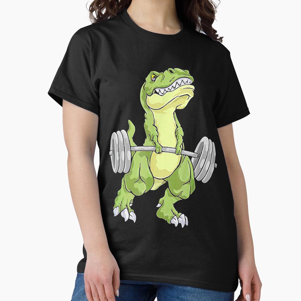 WEIGHT LIFTING Dinosaur Funny gift by Faulkshop2 T-Shirts, Hoodie, Sweatshirt | BlankRebels.com (Image 2)