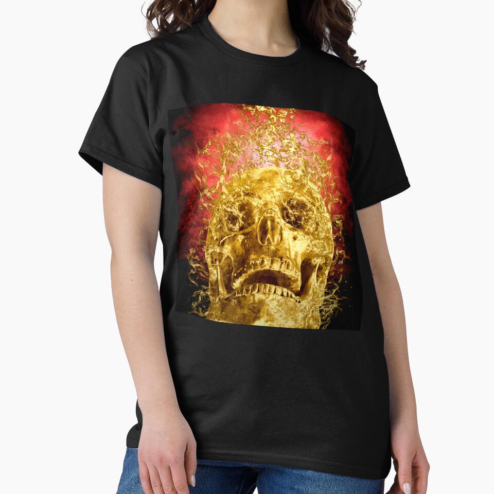 Golden Skull by DoggoTankDesign T-Shirts, Hoodie, Sweatshirt | BlankRebels.com (Image 2)