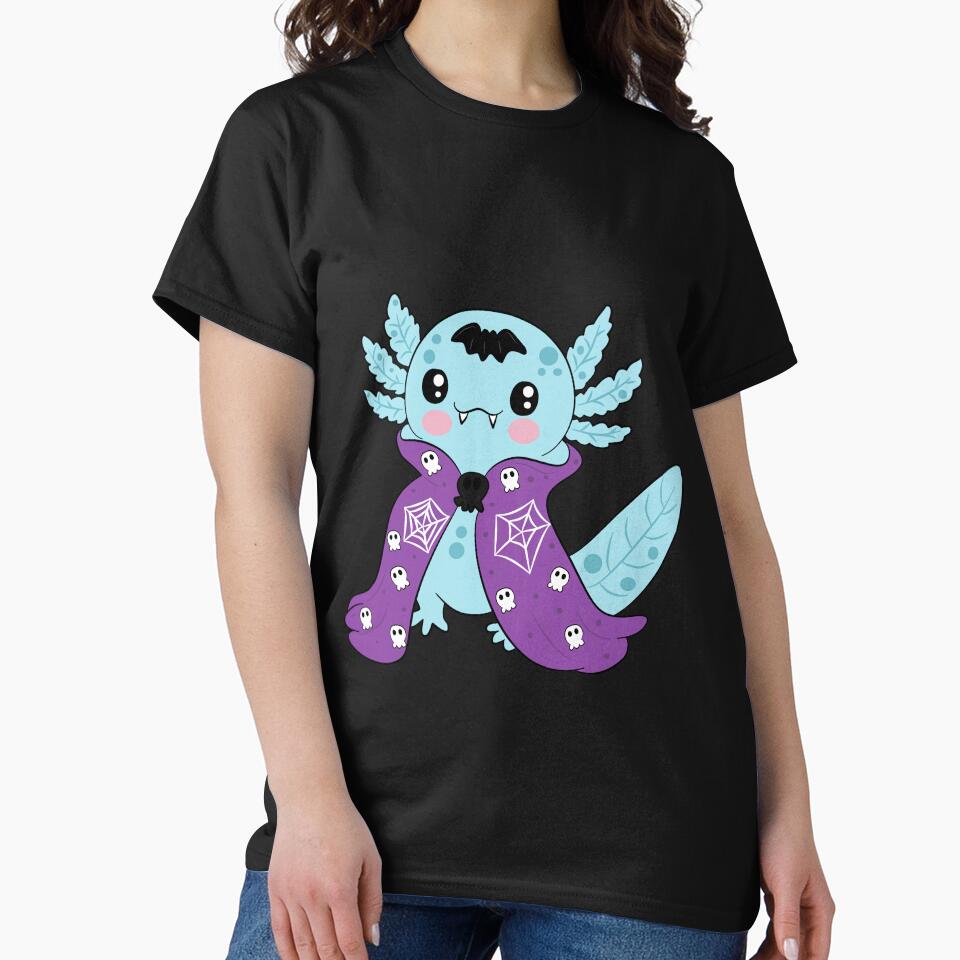 axolotl Halloween by Pe.peach T-Shirts, Hoodie, Sweatshirt | BlankRebels.com (Image 2)