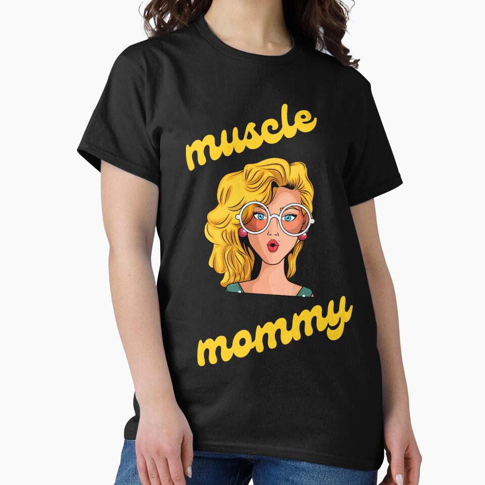 Retro Muscle Mommy Graphic by Hedersondesigns T-Shirts, Hoodie, Sweatshirt | BlankRebels.com (Image 2)