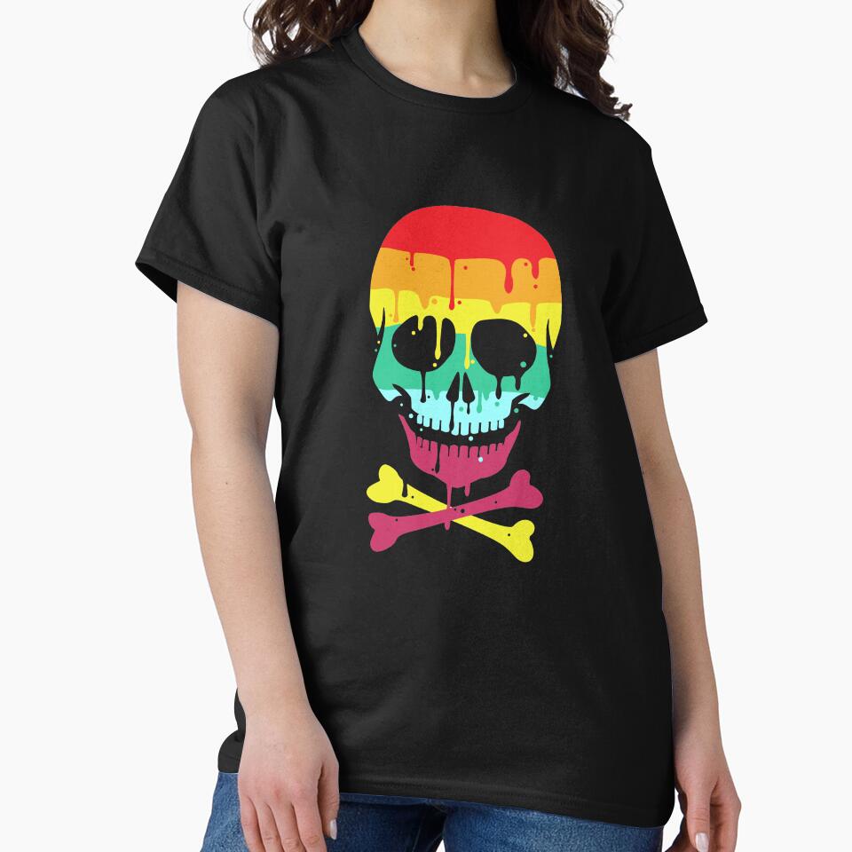 Skull Color by VibrantGifts T-Shirts, Hoodie, Sweatshirt | BlankRebels.com (Image 2)
