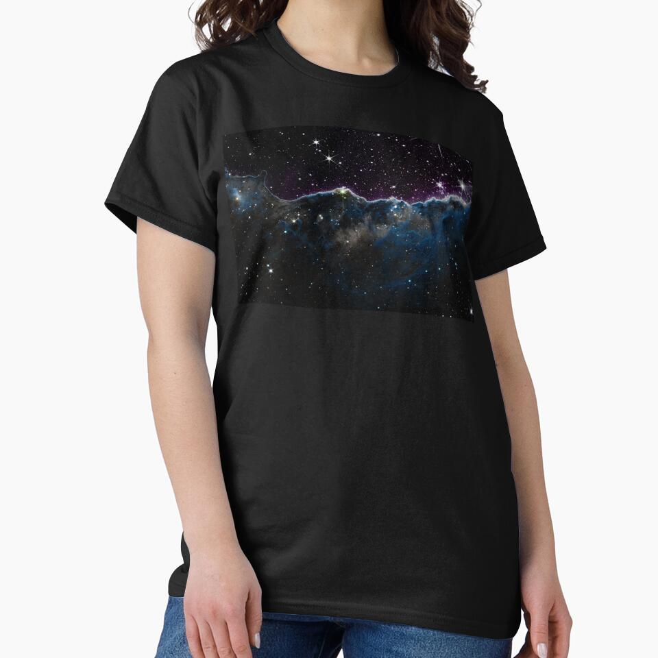 Cosmic Cliffs Carina Nebula blue purple dark JWST by 2sweetsDesign T-Shirts, Hoodie, Sweatshirt | BlankRebels.com (Image 2)