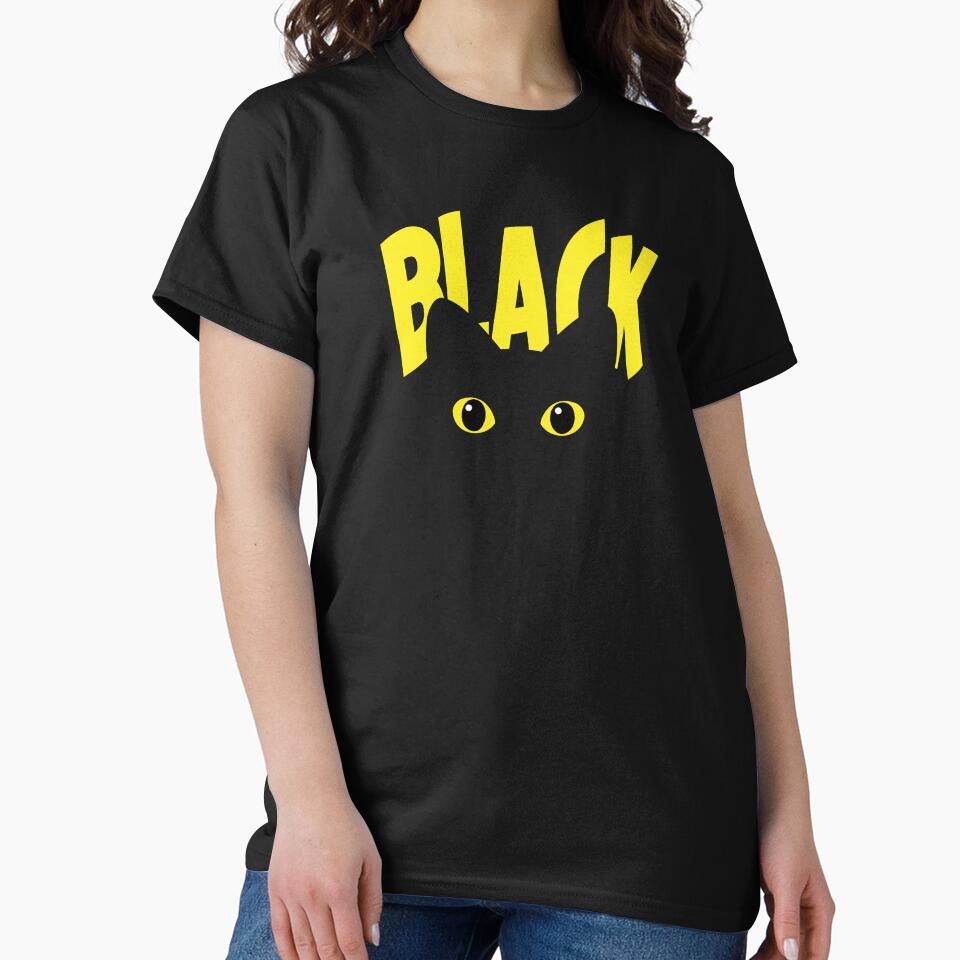 Black cat Halloween by FashionHeritage T-Shirts, Hoodie, Sweatshirt | BlankRebels.com (Image 2)
