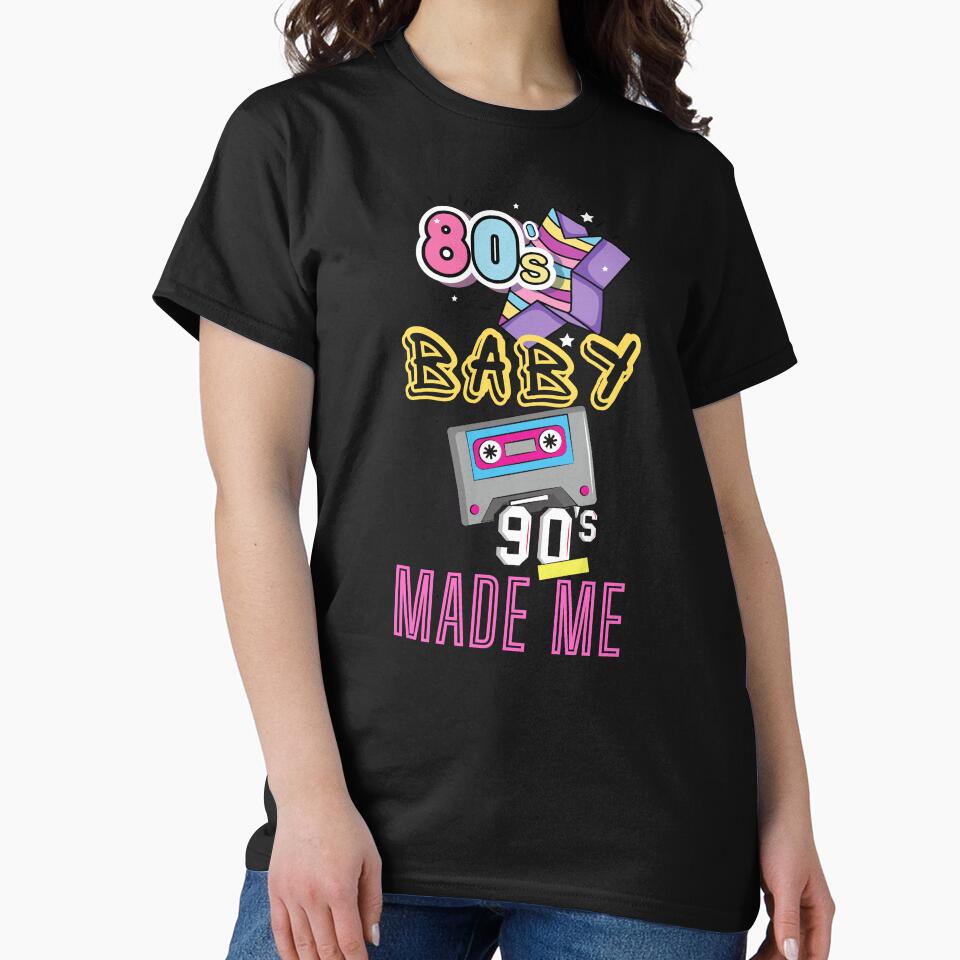 80's Baby, 90's Made me - 80's tee. by Theleochick Hoodie, Sweatshirt | BlankRebels.com (Image 2)