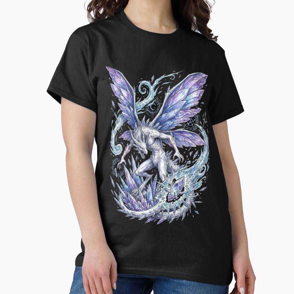 Seath the Scaleless Pale Dragon Portrait by HakoCity T-Shirts, Hoodie, Sweatshirt | BlankRebels.com (Image 2)