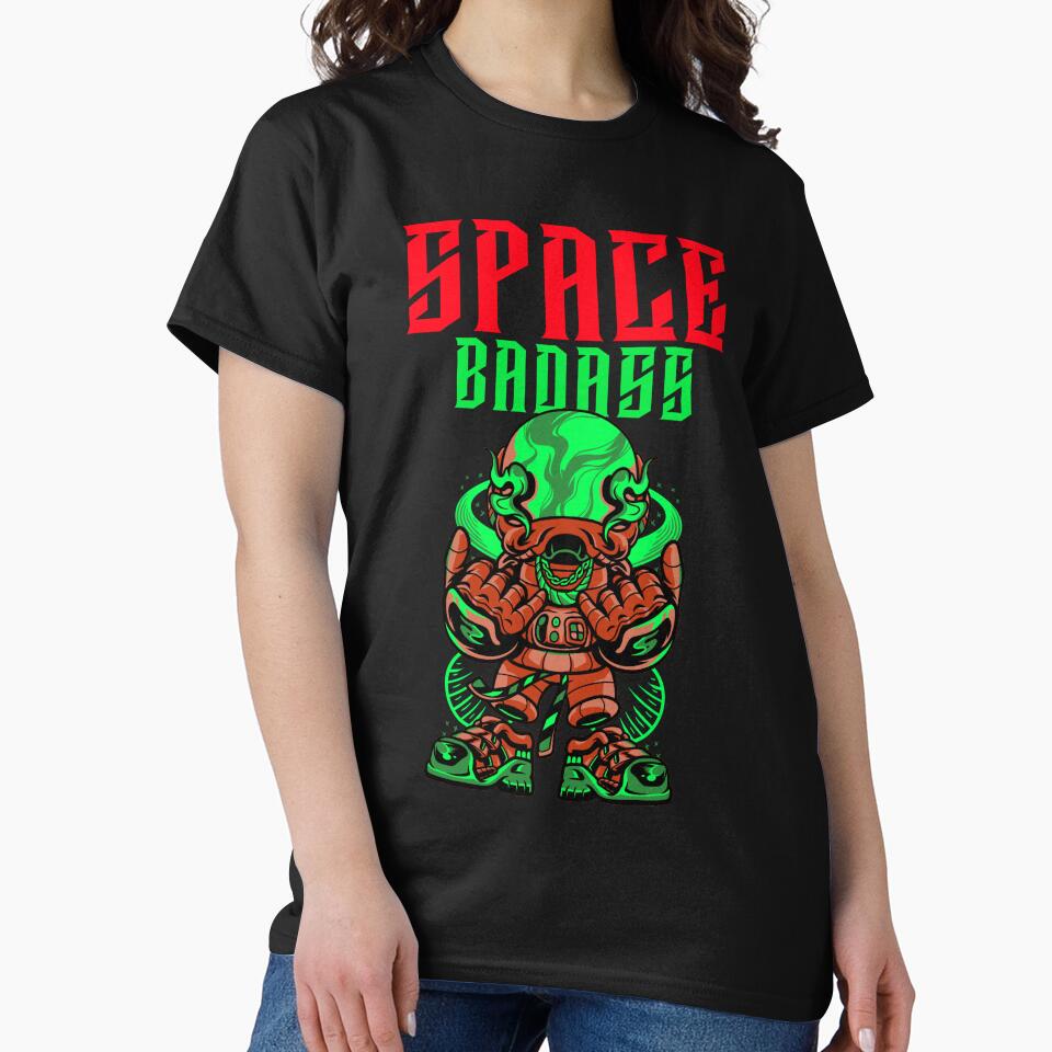 SPACE BADASS by MJ96-PRO T-Shirts, Hoodie, Sweatshirt | BlankRebels.com (Image 2)