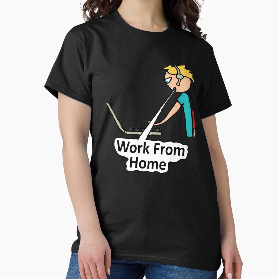 Work From Home by Mark-Ewbie T-Shirts, Hoodie, Sweatshirt | BlankRebels.com (Image 2)