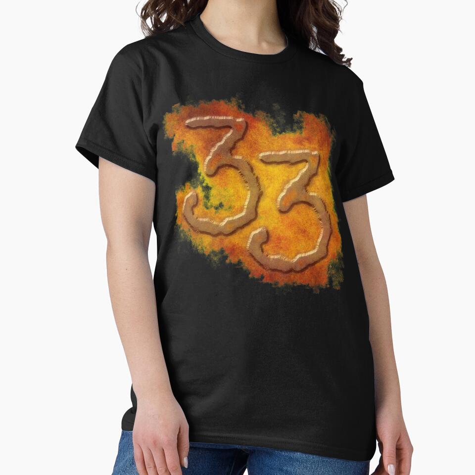 Number 33 in grunge style by tuzlay T-Shirts, Hoodie, Sweatshirt | BlankRebels.com (Image 2)