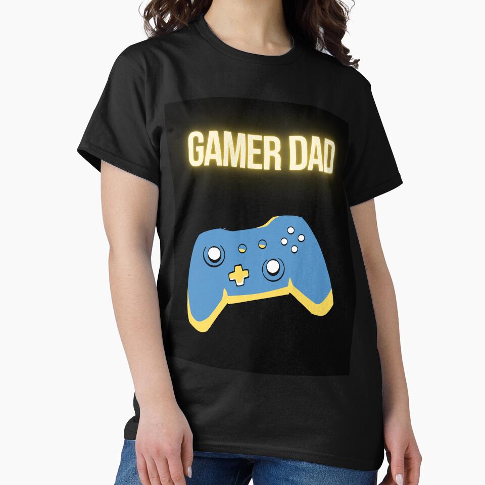 Gamer Dad T Shirt - Father's Day - Birthday Present - Gift - Daddy Gift - Game (Image 2)
