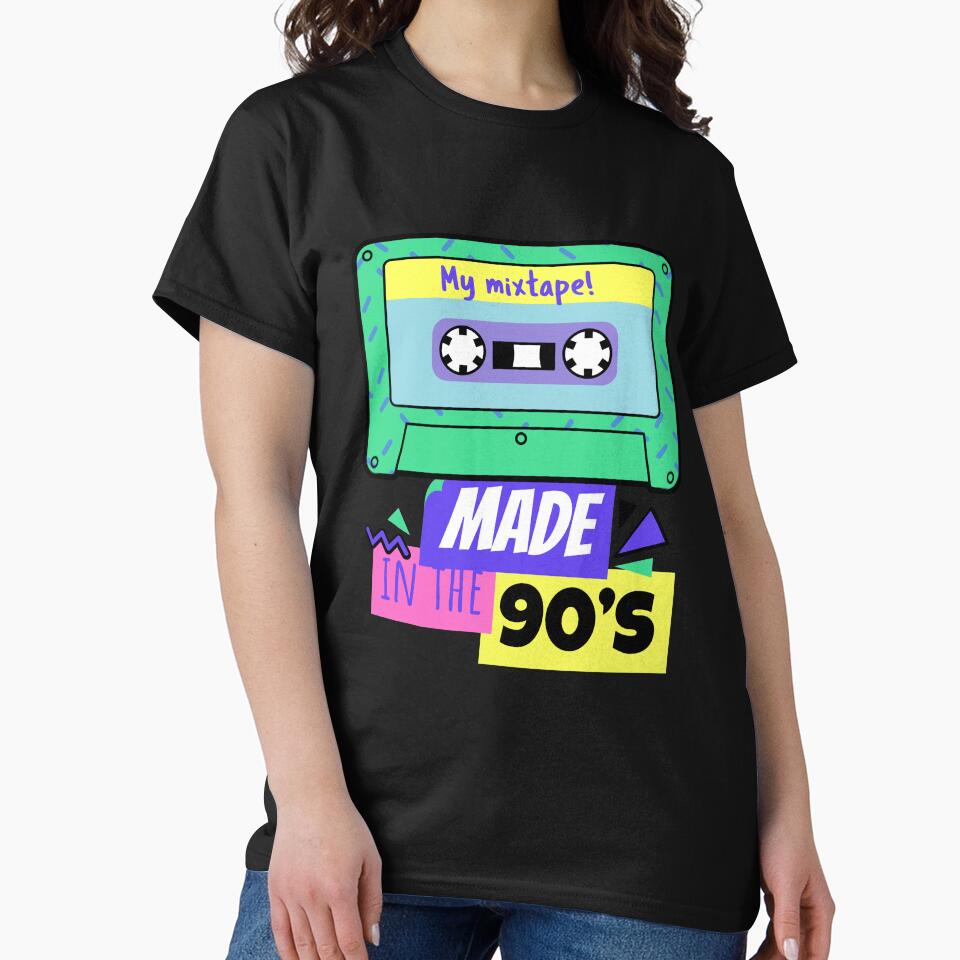 My Mixtape - Made In the 90's -  Old School 90s Design by onjcdesign T-Shirts, Hoodie, Sweatshirt | BlankRebels.com (Image 2)
