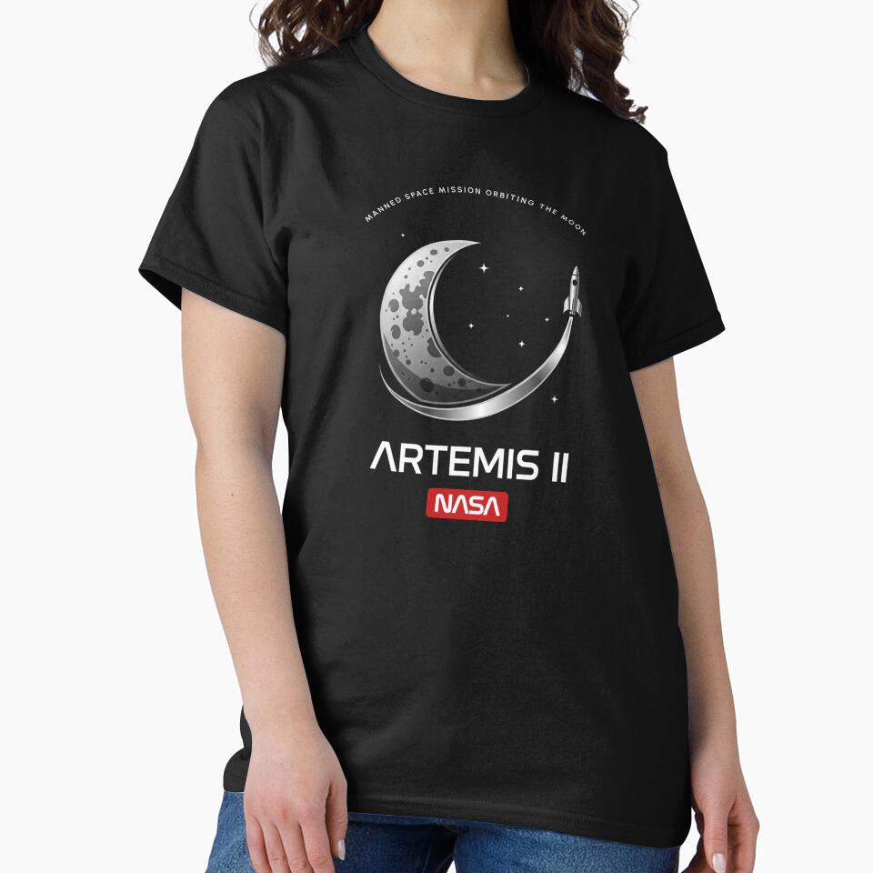 Artemis II Manned Moon Mission Classic NASA Space Logo Art by KiwiRider