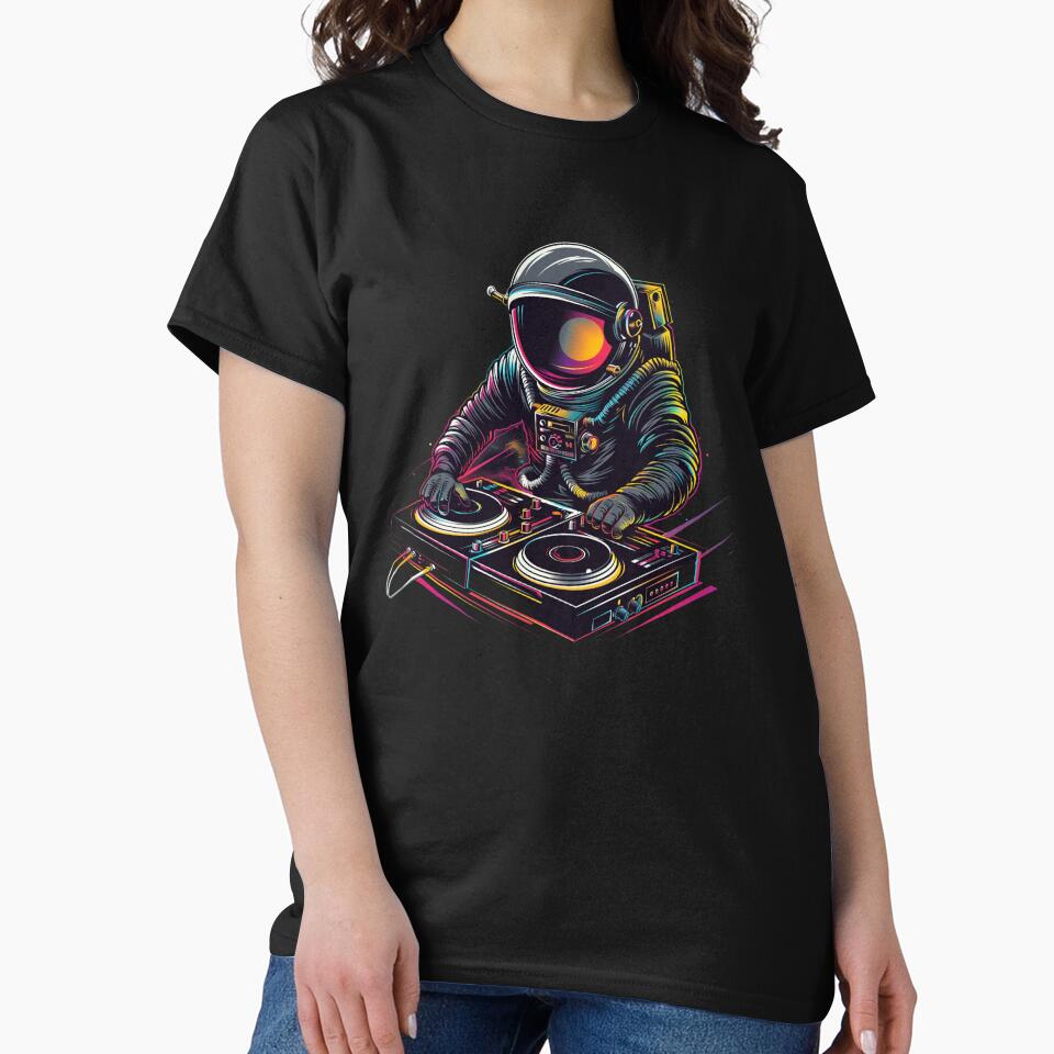 Astronaut DJ by NICHARTPRODUCTS T-Shirts, Hoodie, Sweatshirt | BlankRebels.com (Image 2)