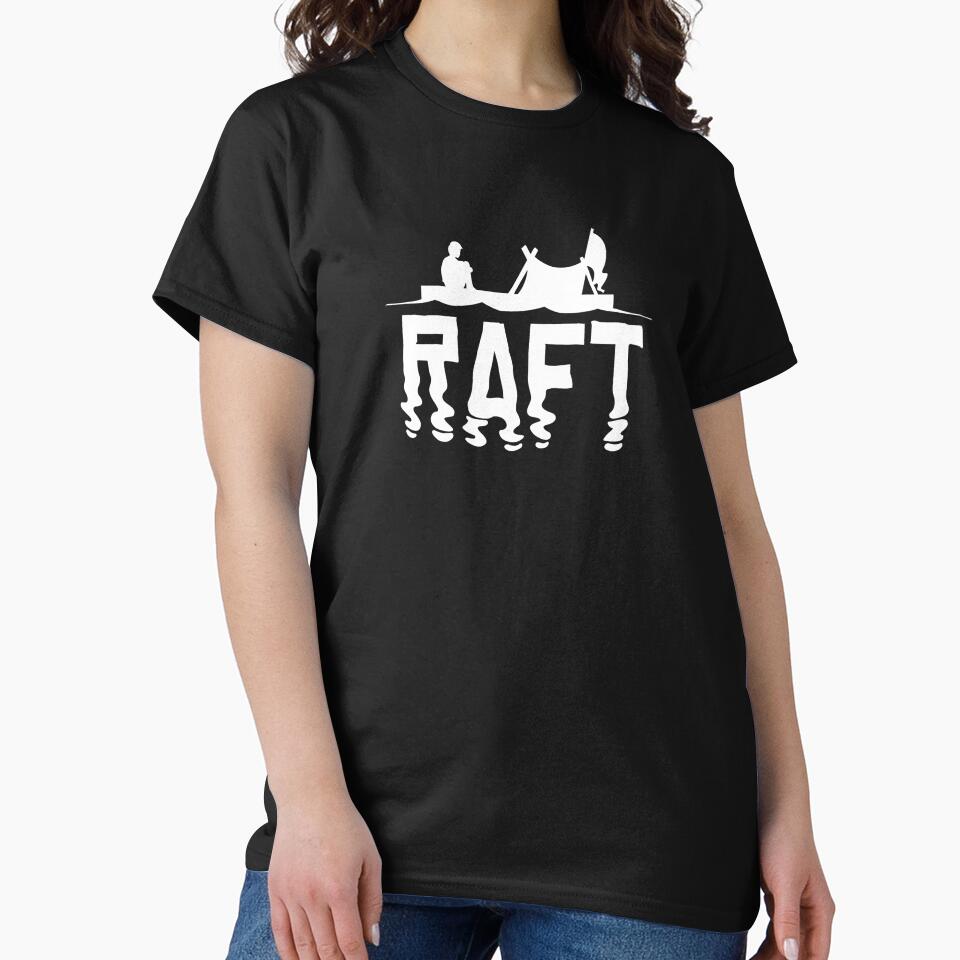Raft White Logo T-Shirts, Hoodie, Sweatshirt
