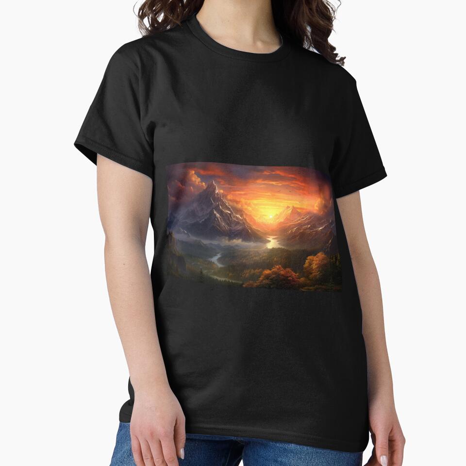 Fantasy Landscape - Realm of Avaloria by Fantasy Masterpiece T-Shirts, Hoodie, Sweatshirt | BlankRebels.com (Image 2)