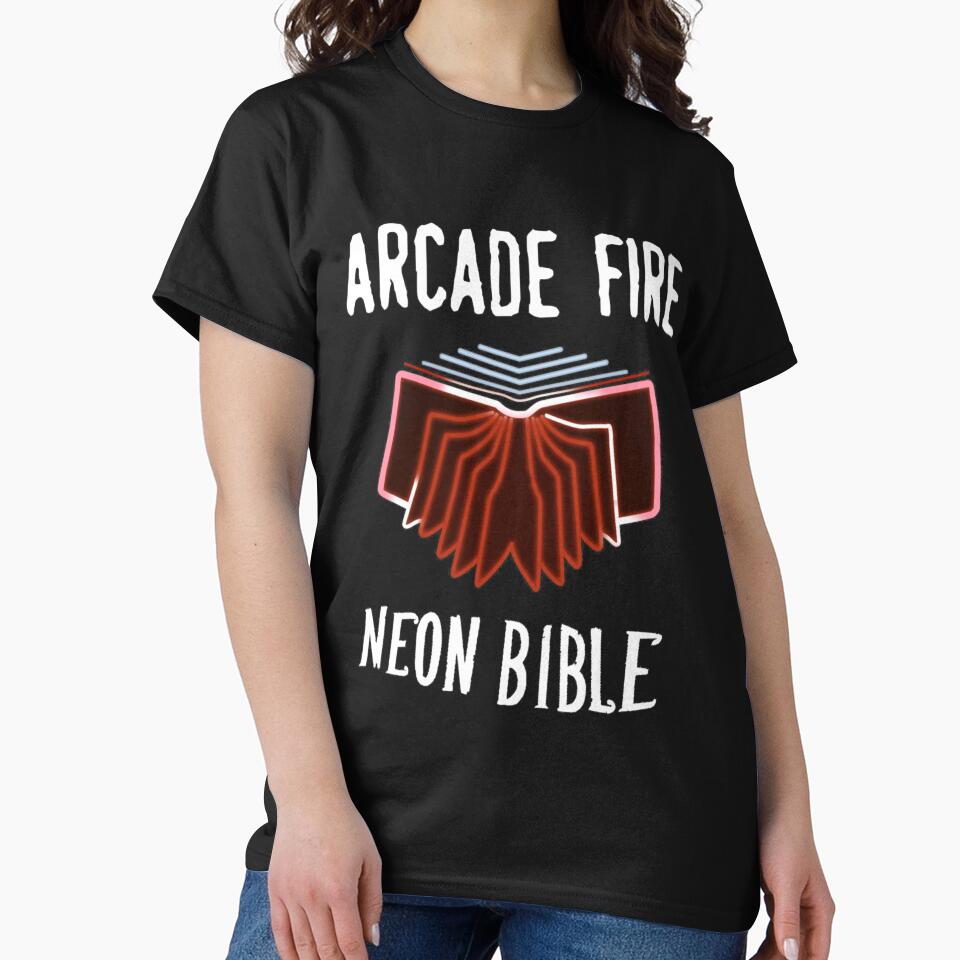 Arcade Fire Neon Bible by FrancisMulla9 T-Shirts, Hoodie, Sweatshirt | BlankRebels.com (Image 2)