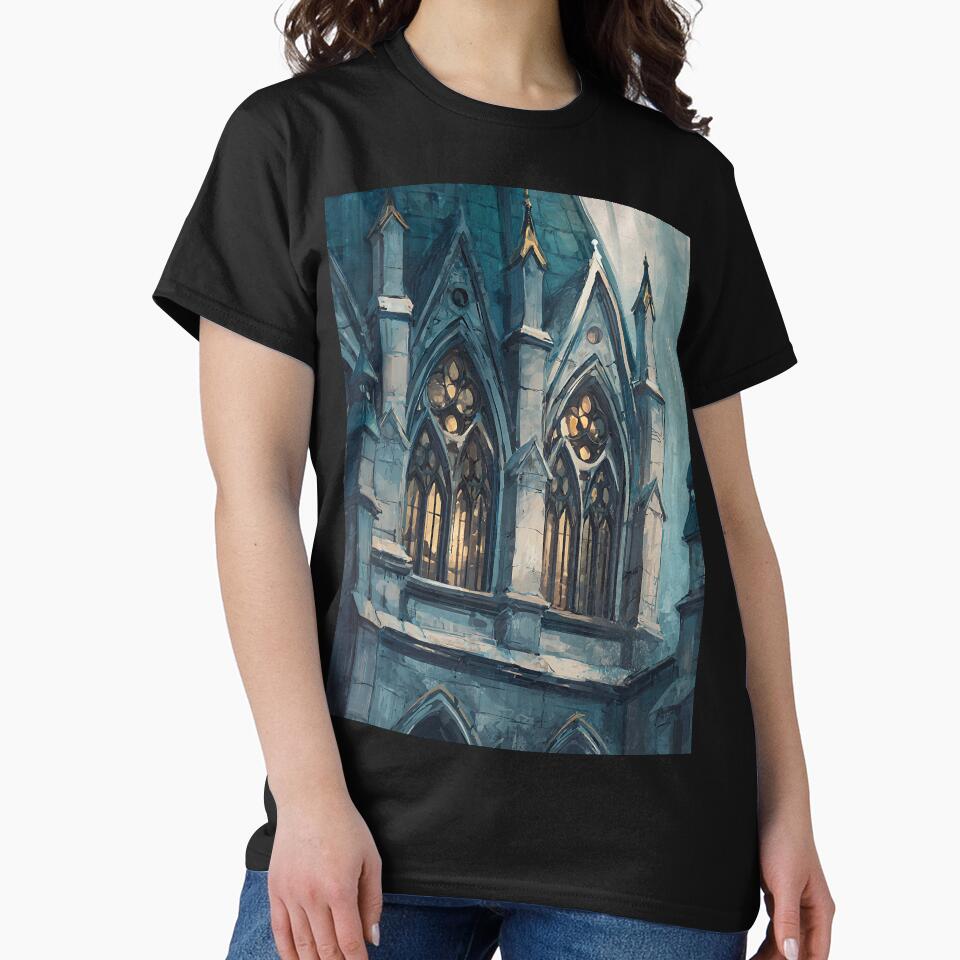 Classic Dark Academia Gothic Architecture by bapupa T-Shirts, Hoodie, Sweatshirt | BlankRebels.com (Image 2)