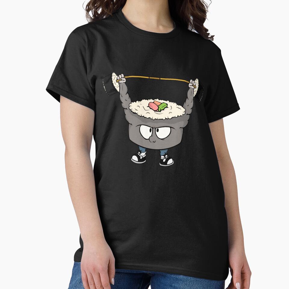 Sushi Gym Lover Gift Bodybuilding Fitness Japanese Sushi by DSWShirts T-Shirts, Hoodie, Sweatshirt (Image 2)