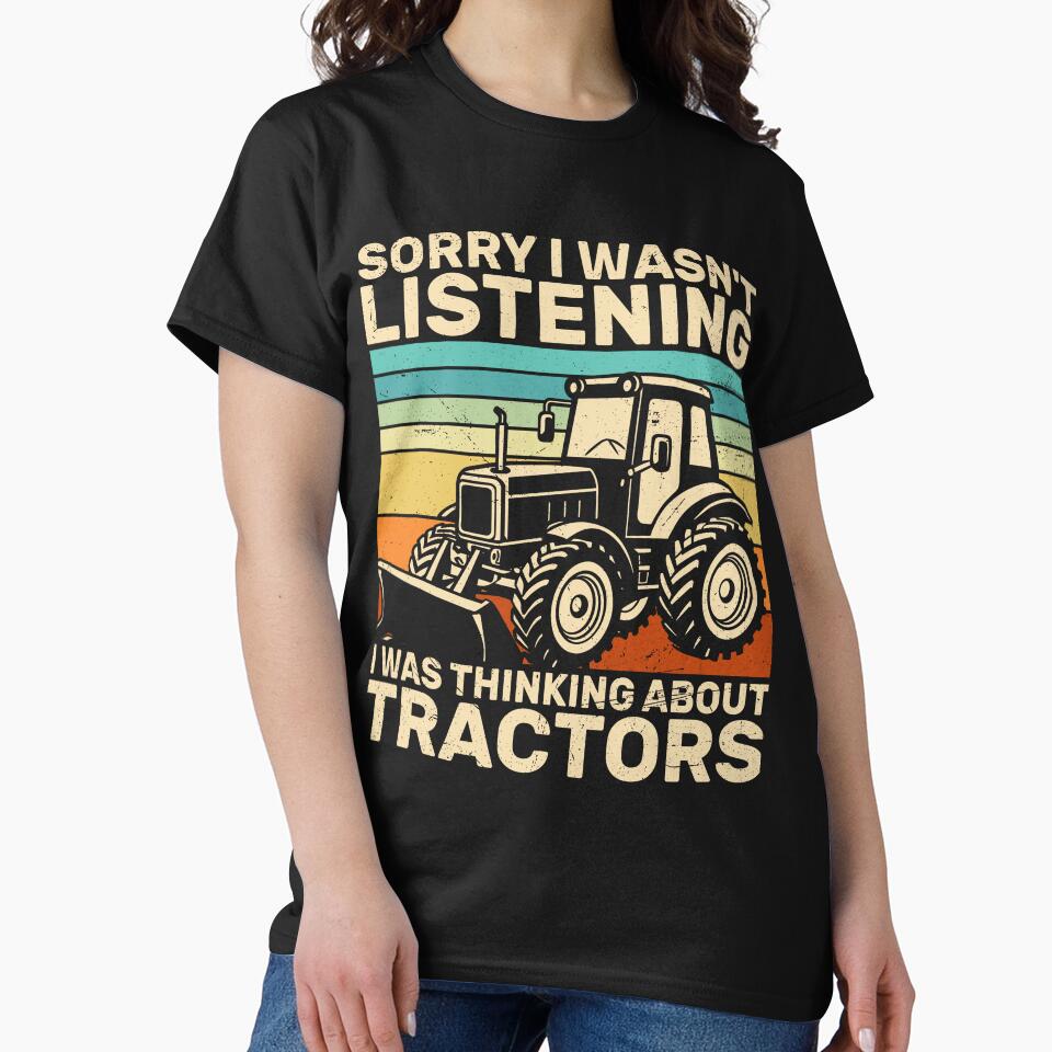 Thinking About Tractors Funny Farm Quote by KroghDs T-Shirts, Hoodie, Sweatshirt | BlankRebels.com (Image 2)