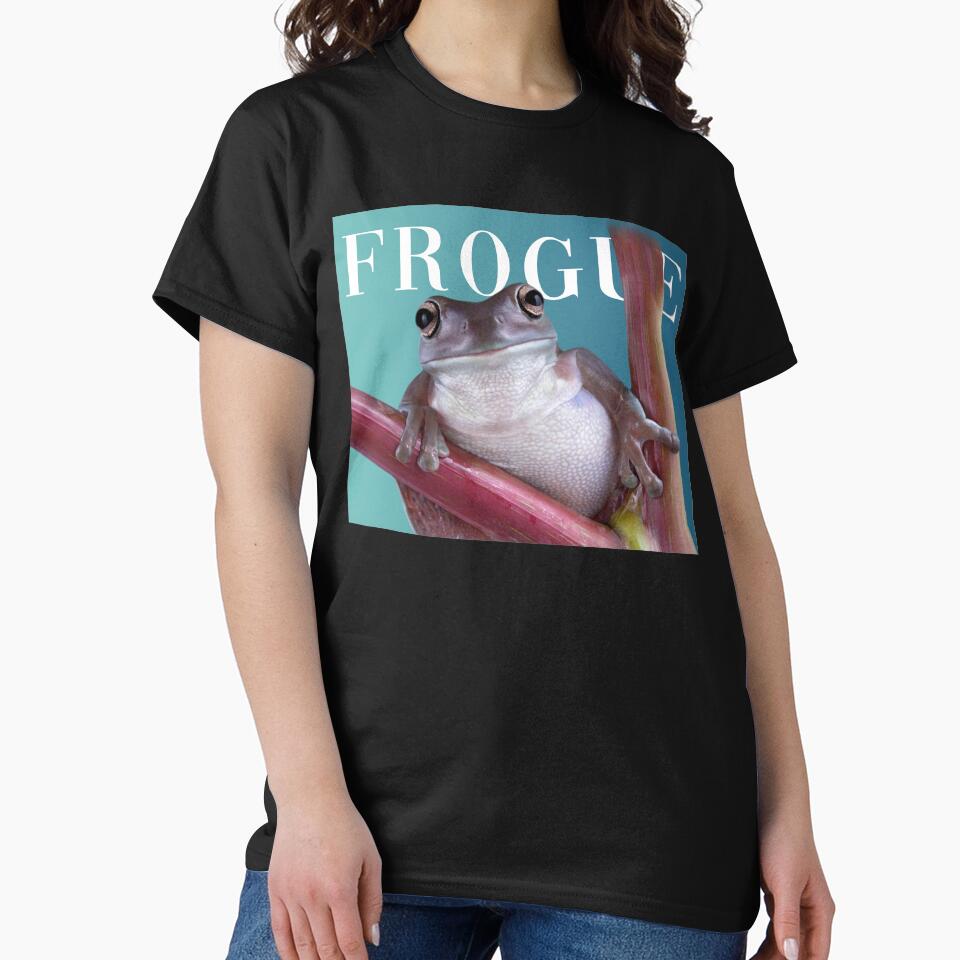 Frogue Magazine Frog Meme T-Shirts, Hoodie, Sweatshirt