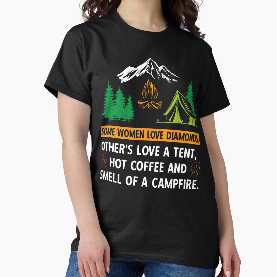 Camping Girl Campfire Women by TM-Multidesign T-Shirts, Hoodie, Sweatshirt | BlankRebels.com (Image 2)