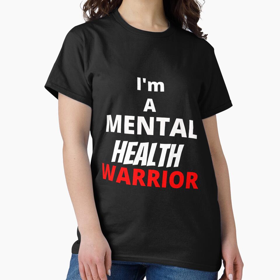 Mental Health Warrior T-shirt by SKTEESIGN Hoodie, Sweatshirt | BlankRebels.com (Image 2)
