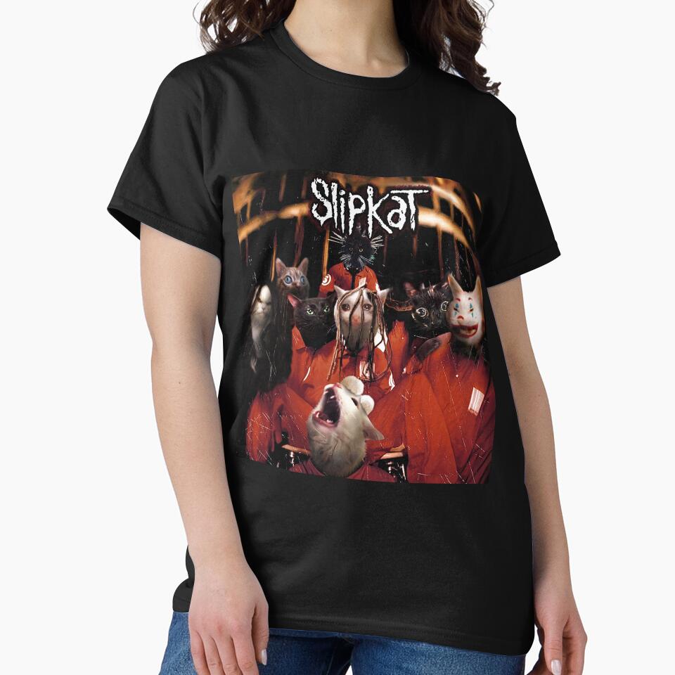 Slipkat 1999 funny cat by catsandmetal666 T-Shirts, Hoodie, Sweatshirt | BlankRebels.com (Image 2)