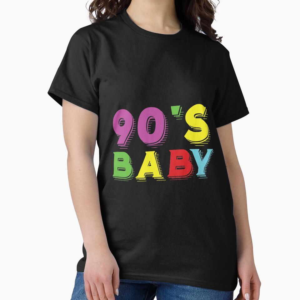 Colorful Retro Old Vintage Design 90's Baby Generation by avinigav T-Shirts, Hoodie, Sweatshirt | BlankRebels.com (Image 2)